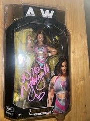 Autographed AEW Willow Nightingale Unrivaled Series 17 Figure signed