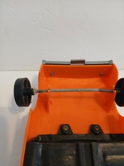 Vtg Mego Dukes of Hazzard General Lee Plastic Toy Model Car Damaged Incomplete