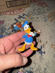 9 Disney Mickey Mouse PVC Figure Mickey Donald Minnie Goofy Pluto Chipmunk