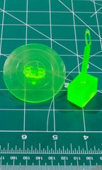 Custom Resin GL constructs for 6in. figure 1:12 Green Lantern mjolnir shield