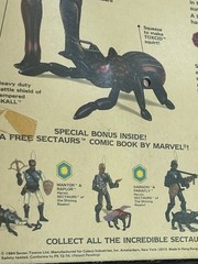Vintage 1984 Coleco SECTAURS Warriors of Symbion SKITO and TOXCID action figure