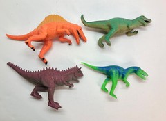 Dinosaurs Lot Of 20 Various Figures, Sizes & Colors – Varies From 5” To 1” -READ