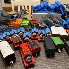 HUGE Lot Of TOMY Thomas & Friends Train Tracks PLARAIL Cars Everything & More!