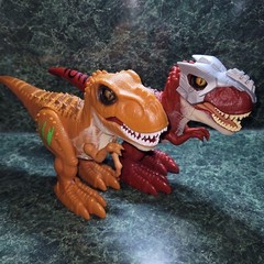 ZURU Robo Alive Attacking T-Rex Dinosaur Battery Robotic Toy Lot Tested & Works