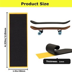 24 Pcs Fingerboard Foam Grip Tape Non-Slip Skateboard Grip Tape Stickers