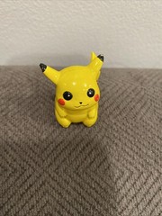 Vintage Nintendo Pokemon – Chunky Pikachu – 1 1/2″ pencil topper from 1999