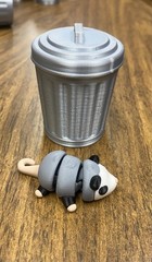 Trash Animals 3D Printed Opossum, Skunk & Raccoon Trash Can Figurines