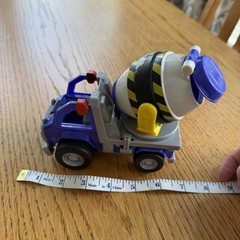 Paw Patrol Rubble Cement concrete Mixer Truck Construction Vehicle Spin Master