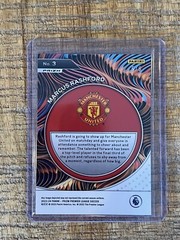 2023 Panini Prizm Marcus Rashford Fractal Blue Shimmer /8 RARE