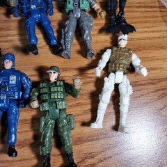 Chap Mei Soldier Military Lot 20 Action Figures Army Special Forces Various Toys