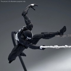 IN USA!! Mess Toys Symbiote Spider-Man Action Figure Black Spide Model Xmas Gift
