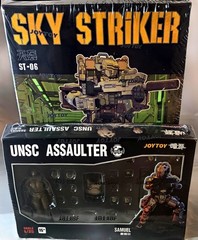 Joytoy 1/25 DS APOC Series Sky Striker Mecha with Pilot Samuel