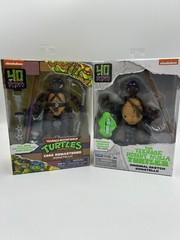 Two Teenage Mutant Ninja Turtles 1988 Remastered and Original Sketch Donatello