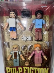 Pulp Fiction Dinner Showdown Box Set Minimates 4-Pack Daimond Select 2014 SEALED
