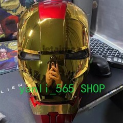 US! Iron Man Gold Mask Cosplay AUTOKING MK5 1:1 Helmet Wearable Voice-control
