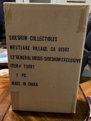 SIDESHOW COLLECTIBLES EXCLUSIVE GENERAL URSUS PLANET OF THE APES NEW FIGURE 12”