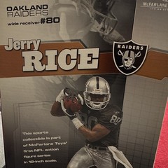 McFarlane Toys NFL Jerry Rice Oakland Raiders 12in Figure Series One