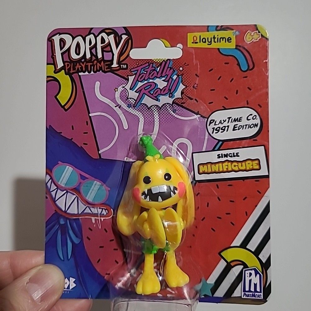 Poppy Playtime Bunzo Bunny Totally Rad Retro 1991 Edition Mini Figure New Sealed