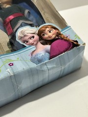 Frozen Mini Doll Set Kristoff Anna Elsa Hans Disney Store 1st Movie DENTED BOX