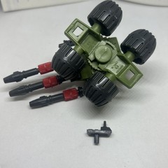 Lot of 2 Vintage 1983 GI Joe PAC RAT Machine Gun & Flame Thrower w/Blueprints