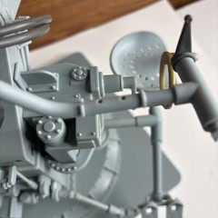 Custom WWII US Navy BOFORS 40MM A/A Gun; US Navy 1/6 +2 custom figs/oufit