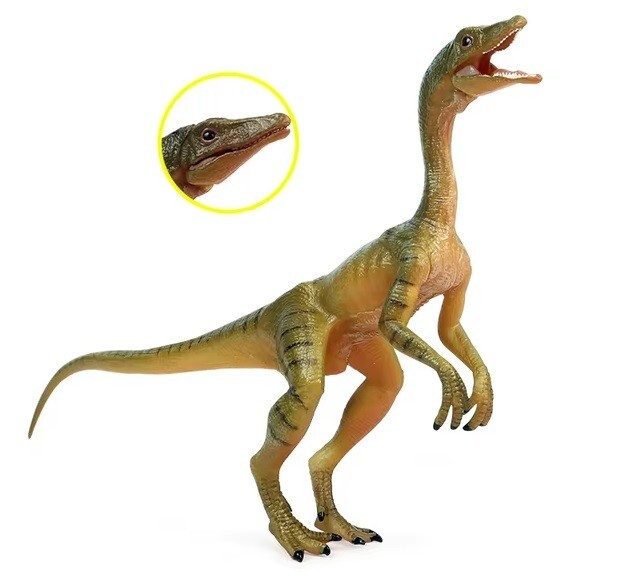 COMPSOGNATHUS Dinosaur Toy Action Figure Small Animal Figurine Doll Gift for Kid