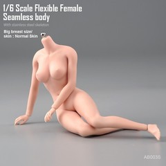 1/6 Female Seamless Flexible Body Super Large Bust Breast Silicone 12” Figure