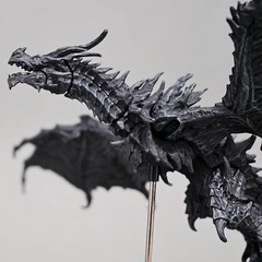 Game of Thrones & Skyrim Dragon Action Figure:Alduin & Drogon Collectible Statue