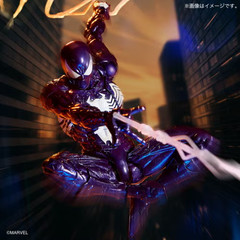 PSL KAIYODO Revoltech Amazing Yamaguchi Symbiote Spider-Man Purple Figure PRE