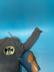Vintage 1966 Ideal Captain Action Batman Suit And Cowl Hong Kong
