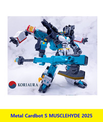 Metal Cardbot S Season2 MUSCLEHYDE Transformer Robot Muscle Hyde Action Figure