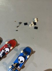 Vintage Tech Deck Blind Grim Reaper Ronnie Creager Fingerboard Lot 4 Red Blue