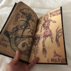New Necronomicon ResinDark Magic Book Demon Evil Dead Summon Book Horror Prop