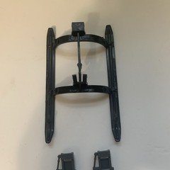 GI Joe Sky Hawk & Cobra Fang Parts Skids Rotor Blades Canopy Guns Engine