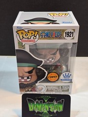 FUNKO POP ONE PIECE MARSHALL D. TEACH #1921 LIMITED EDITION CHASE FUNKO EXCL.