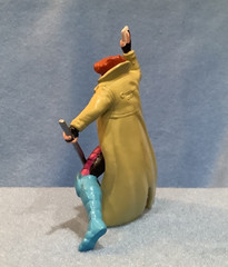 GAMBIT – PVC Figure Marvel Disney 1995 Applause * Holding Staff Weapon And Cards