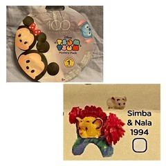 NEW Disney 100 Years of Wonder Tsum Tsum Series 1 Silver – Simba & Nala
