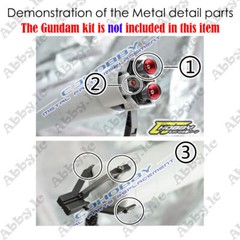 for PG 1/60 Unicorn FA Full Armor Unit Model CJ Metal Detail up Add-on Parts Set