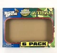 Tech Deck A-Team 6 Pack Mini Skateboards Boxed Incomplete Hardware Read Please