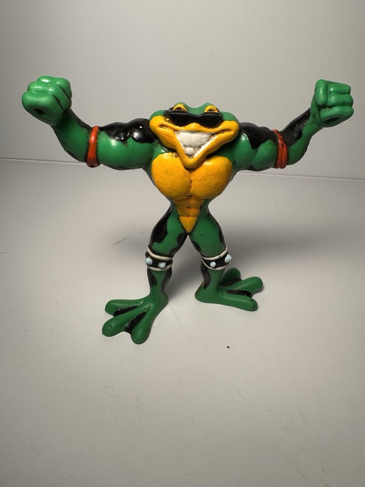 Nintendo Battletoad RASH Bendable Figure Just Toys 1992 Rare Ltd.