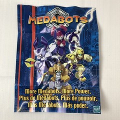 Medabots Action Figure Lot 7 Hasbro Takara Tomy 2.5” Mini Figures, Cards, Poster