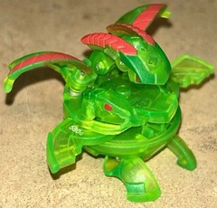 Bakugan Battle Brawlers Percival Neon Green Translucent Ventus 580G