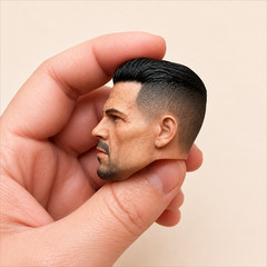 1/6 Scarred Cable Male Head Sculpt For 12″ Hot Toys PHICEN WORLDBOX Figure USA
