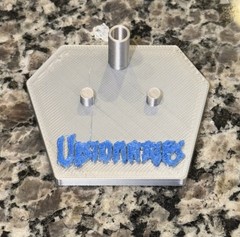 Hasbro Visionaries Figure Display Stand With Logo. Figure Not Included