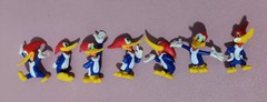 Woody Woodpecker DIY Mini Model Woody Figure Toy 7PCS/Set