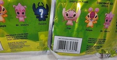 Disney Stitch Series 5 Collectors Figural 3D Bag Clip Blind Bags Lot of 3 New