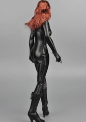 1/6 One Piece Leather Jumpsuit Bodysuit For 12″ Hot Toys PHICEN TBLeague Figure