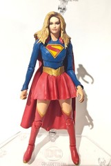 McFarlane DC Multiverse Supergirl + CUSTOM Head & Flight Stand