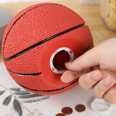 Basketball Piggy Bank for Boys, Shatterproof Basketball Sports Themed Coin Bank,