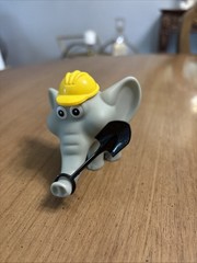 Wishkins Jungle Fantasy Snout Elephant Construction Shovel Hard Hat